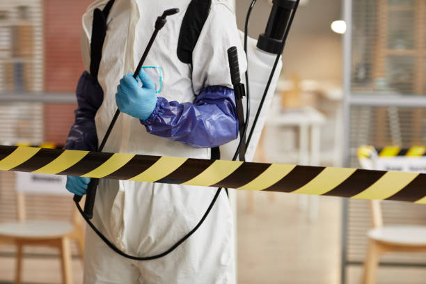 Professional Sewage Cleanup technician working in Port O'Connor, TX